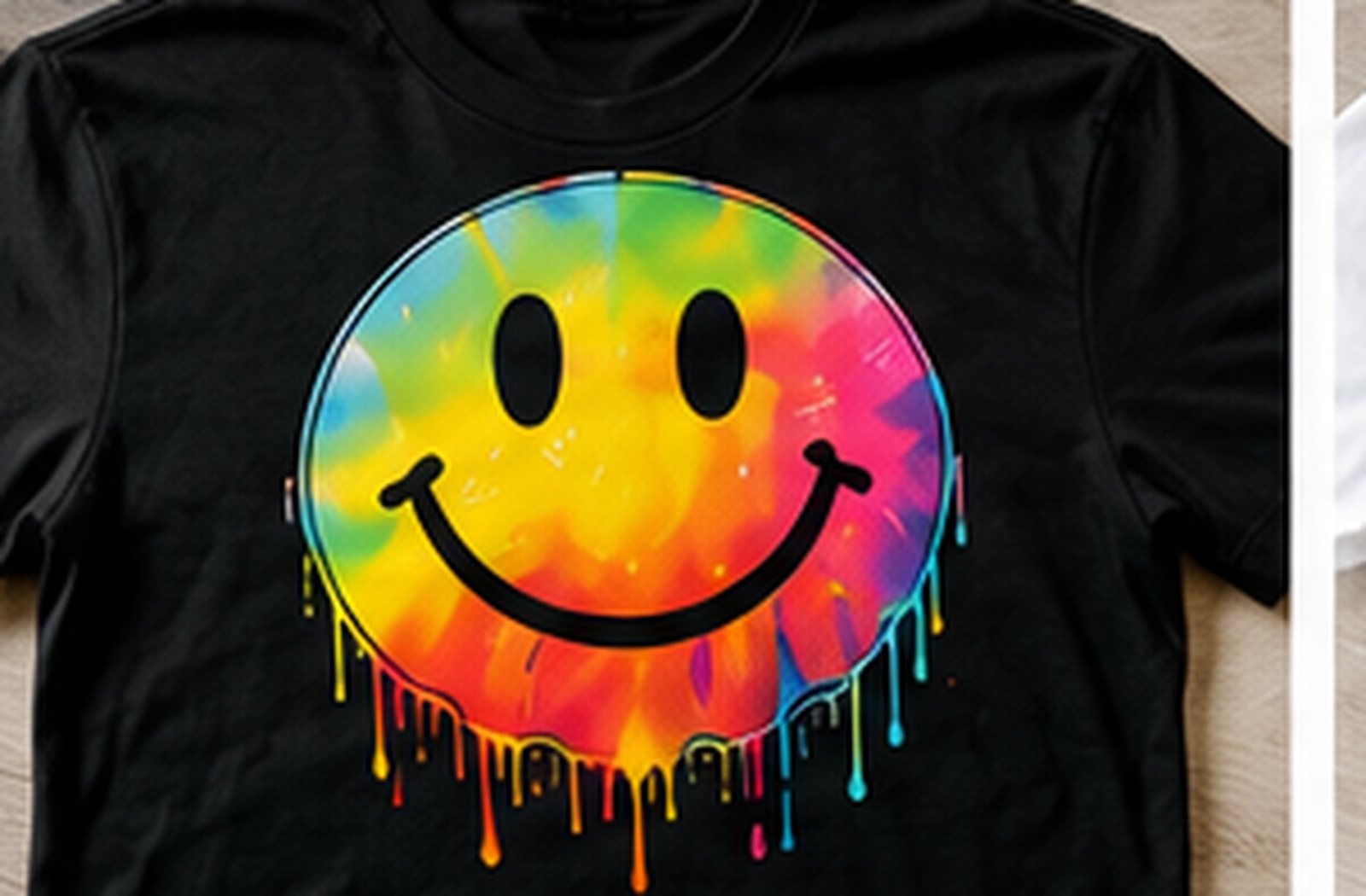 DTF shirt sample: Color Smile