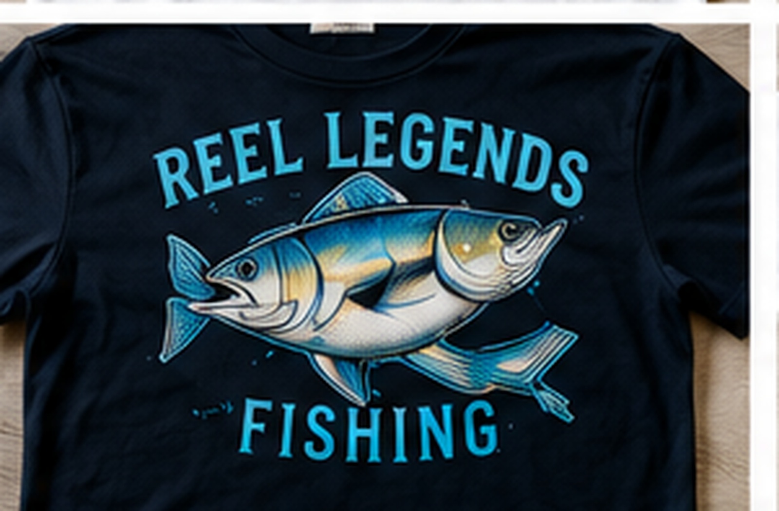 DTF shirt sample: Fishing Legend