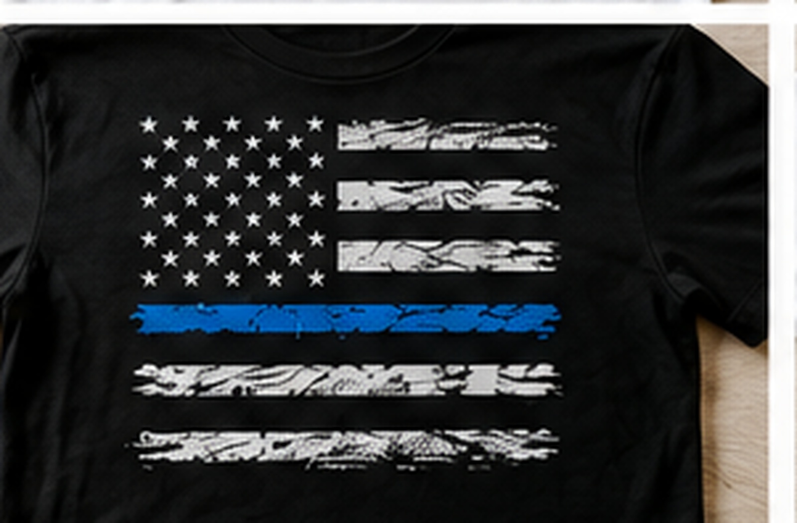 DTF shirt sample: Thin Blue Line