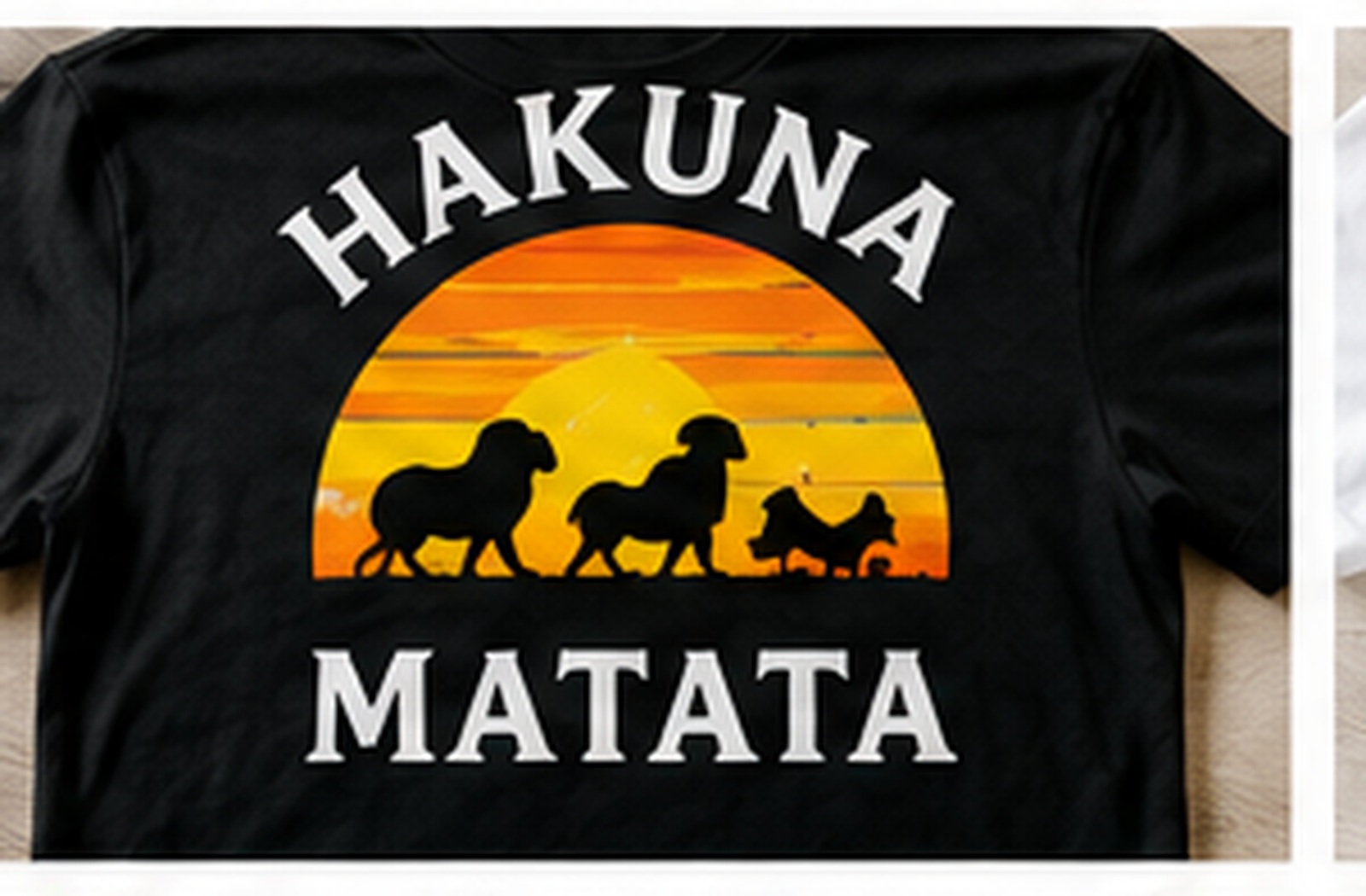 DTF shirt sample: Hakuna Matata