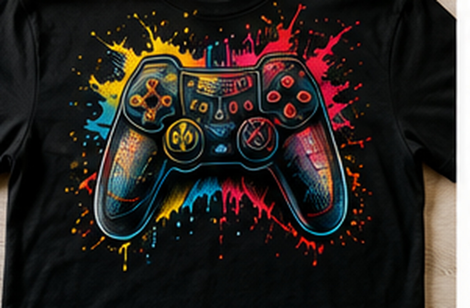 DTF shirt sample: Gaming Controller