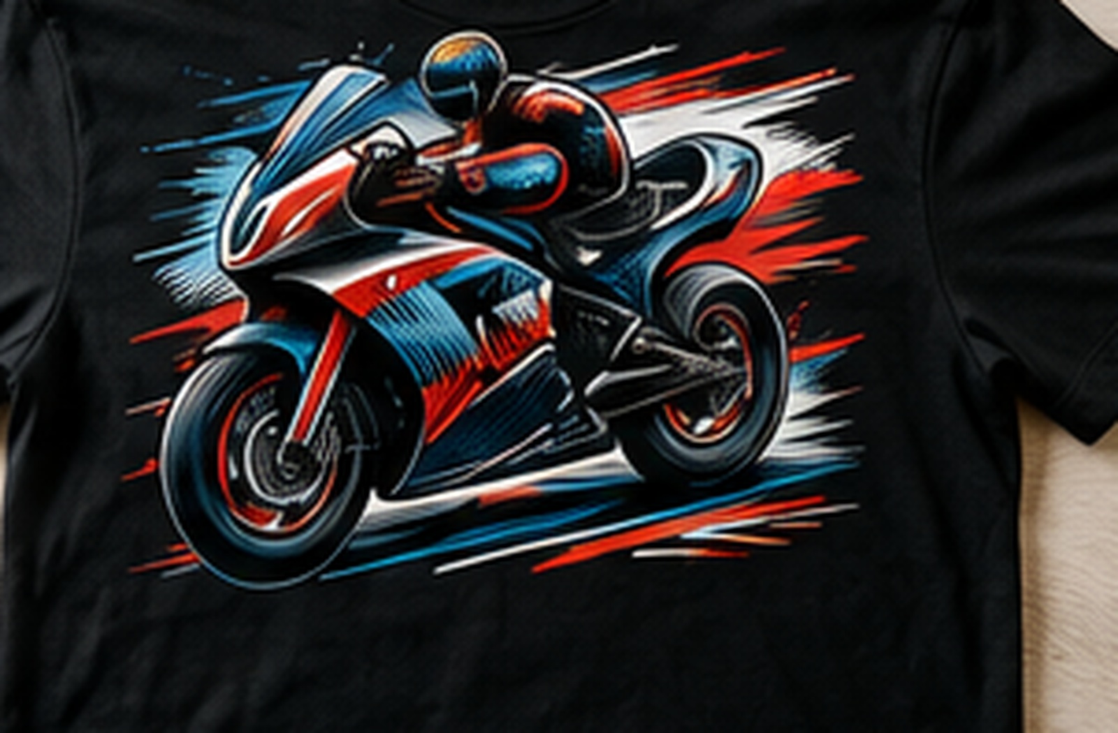 DTF shirt sample: Motorcycle
