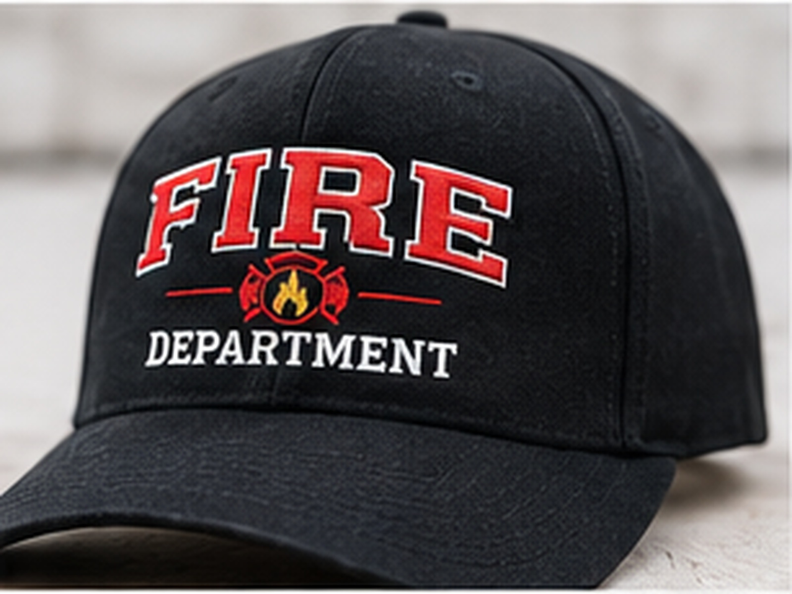 Embroidered hat sample