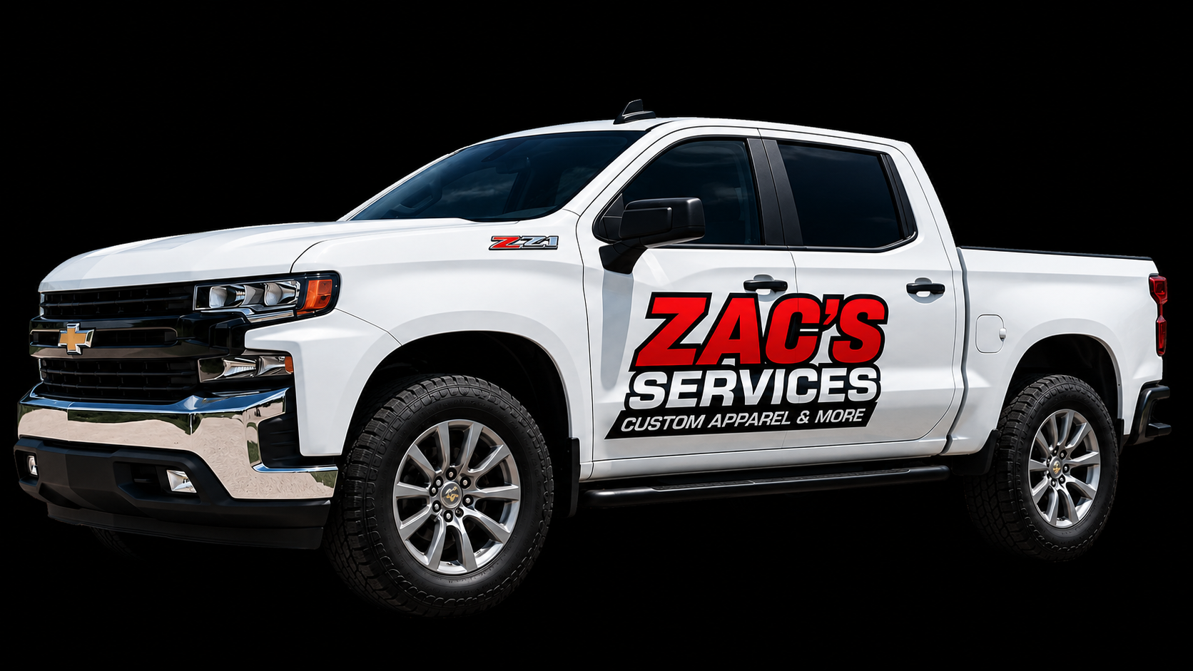 Custom vinyl graphics sample
