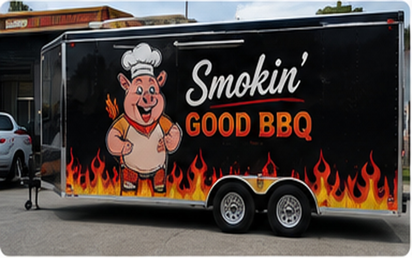 Vinyl graphics sample